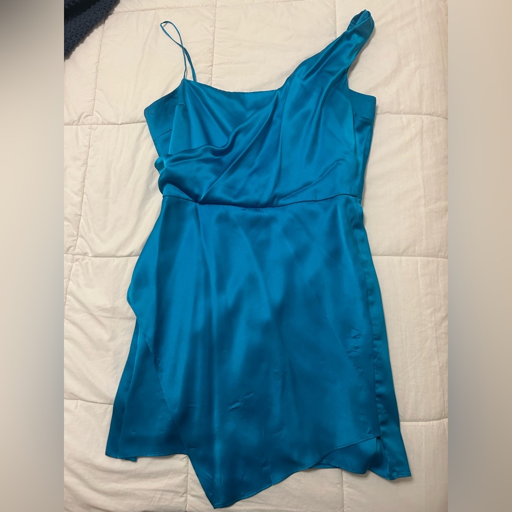 Amanda Uprichard Elliat One Shoulder Dress